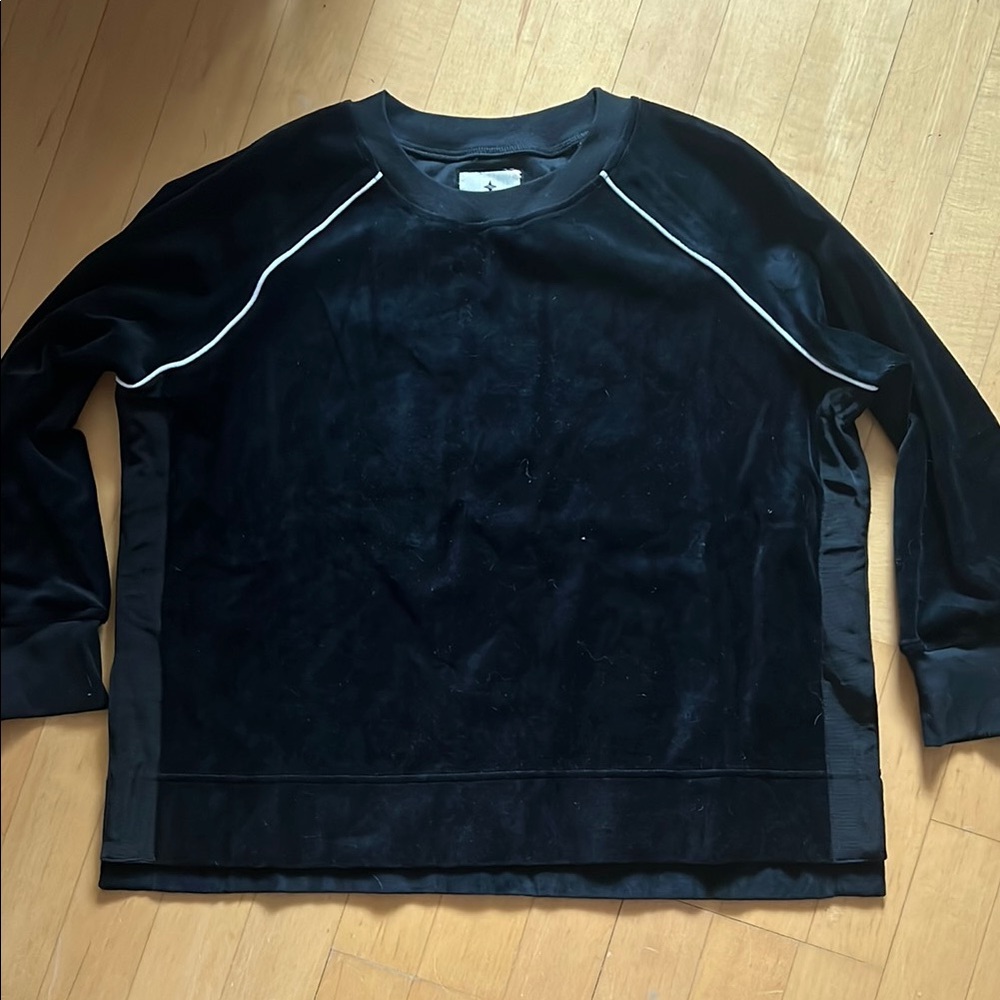 Tuckernuck Black Velvet Sweatshirt